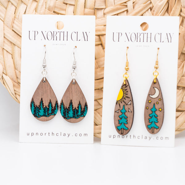 Wood Forest earrings