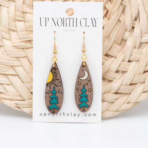 Wood Forest earrings