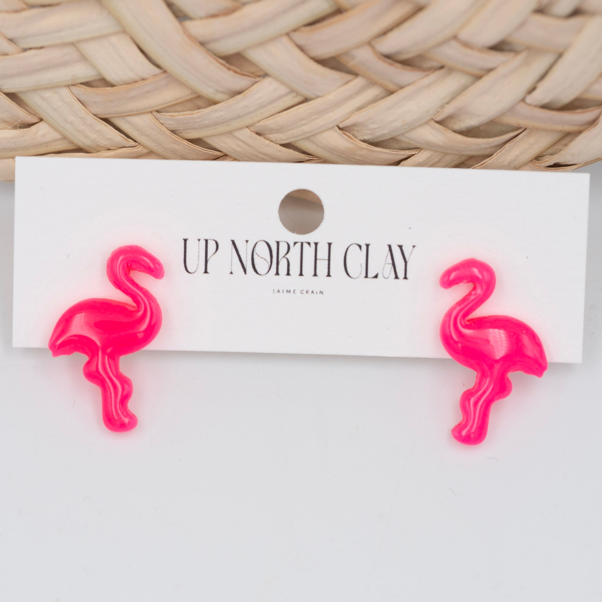 Flamingo Studs