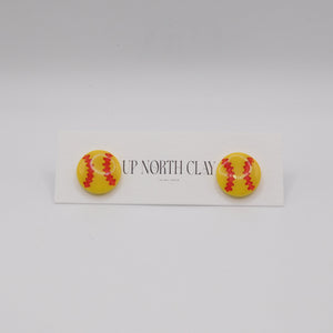 Softball Earrings