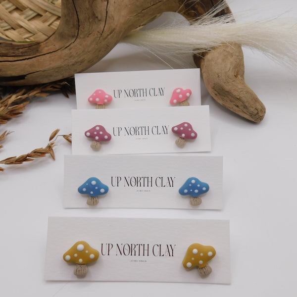 Individual Mushroom Studs