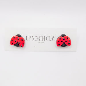 Little Lady Bug Stud Earrings